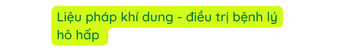 Liệu pháp khí dung điều trị bệnh lý hô hấp